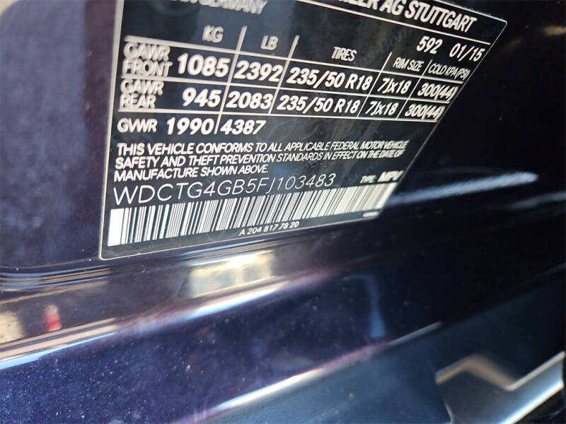 2015 Mercedes-Benz GLA GLA 250 4MATIC