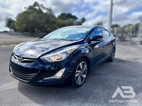 2015 Hyundai Elantra for sale at AUTO BURGOS in Hollywood FL