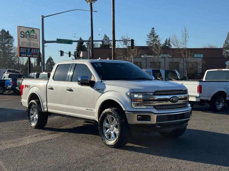 2018 Ford F-150 for sale at SIERRA AUTO LLC in Salem OR