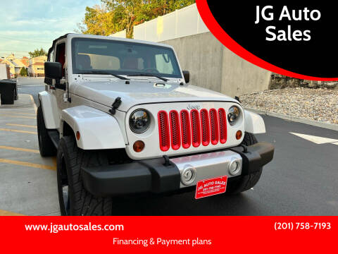 2012 Jeep Wrangler for sale at JG Auto Sales in North Bergen NJ