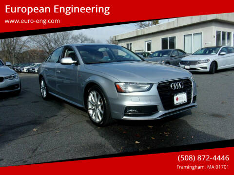 2016 Audi A4 for sale at European Engineering in Framingham MA