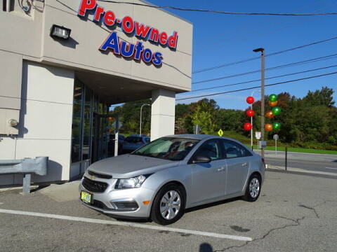 2015 Chevrolet Cruze for sale at KING RICHARDS AUTO CENTER in East Providence RI