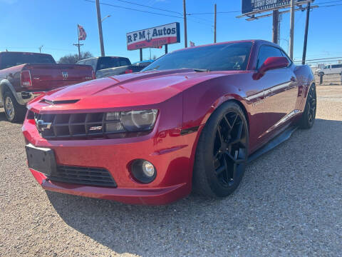 2013 Chevrolet Camaro for sale at RPM Autos in Amarillo TX