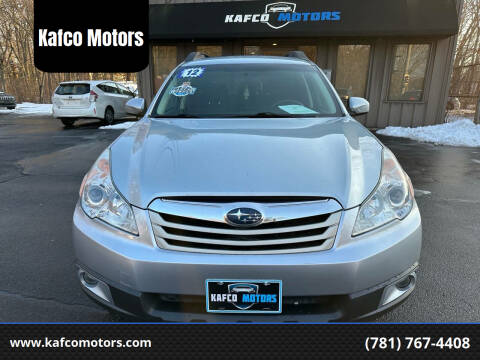 2012 Subaru Outback for sale at Kafco Motors in Holbrook MA