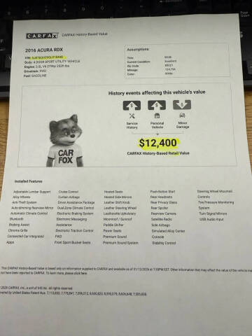 2016 Acura RDX