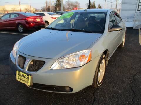 2008 Pontiac G6 for sale at Ringa Auto Sales in Arlington Heights IL