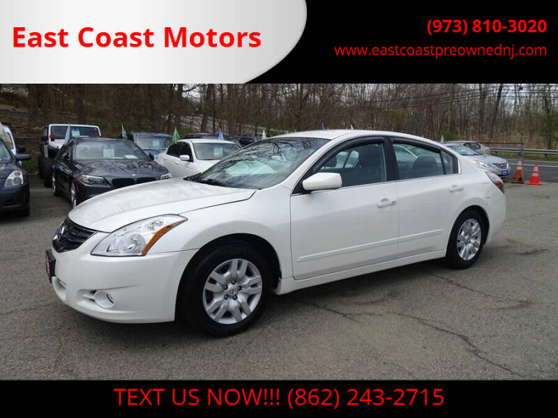 2012 Nissan Altima for sale at East Coast Motors in Lake Hopatcong NJ