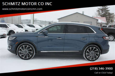 2019 Lincoln Nautilus for sale at SCHMITZ MOTOR CO INC in Perham MN