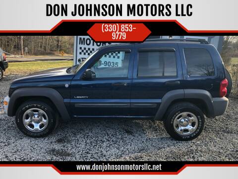 2004 Jeep Liberty for sale at DON JOHNSON MOTORS LLC in Lisbon OH