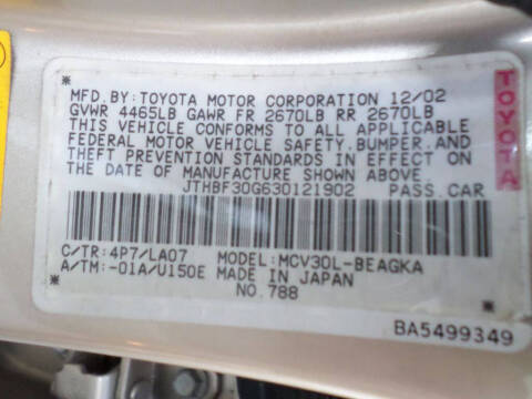 2003 Lexus ES 300