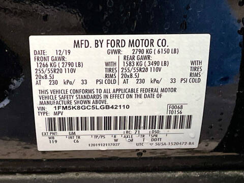 2020 Ford Explorer ST