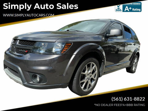 2015 Dodge Journey for sale at Simply Auto Sales in Palm Beach Gardens FL