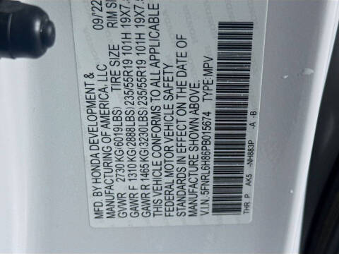 2023 Honda Odyssey Touring