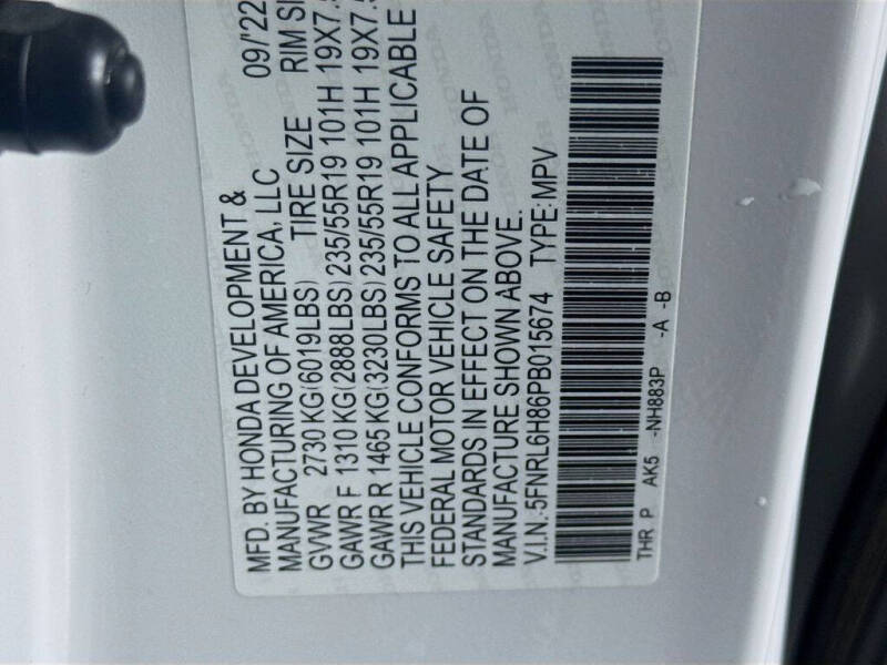 2023 Honda Odyssey Touring