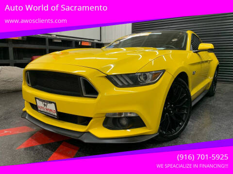 2015 Ford Mustang for sale at Auto World of Sacramento in Sacramento CA