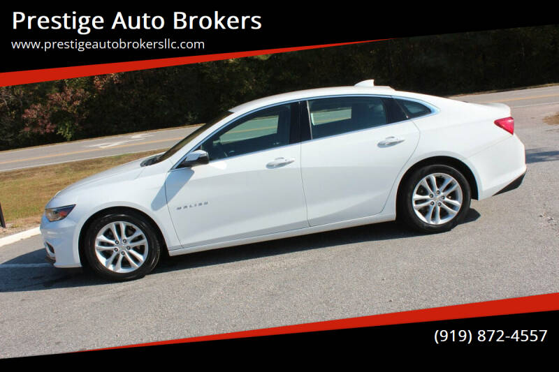 2017 Chevrolet Malibu for sale at Prestige Auto Brokers in Raleigh NC