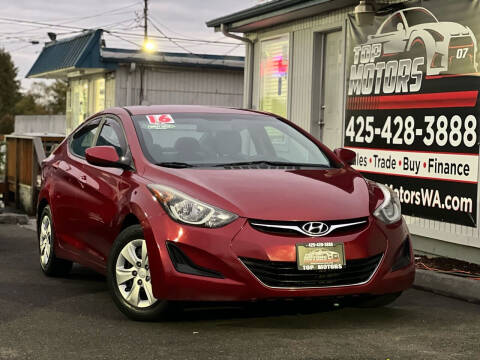 2016 Hyundai Elantra for sale at Top Motors LLC in Everett WA