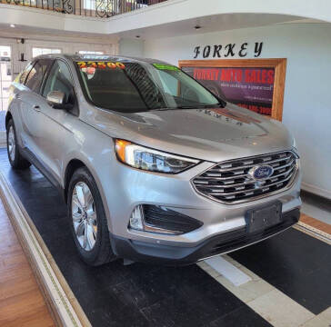 2022 Ford Edge for sale at Forkey Auto & Trailer Sales in La Fargeville NY