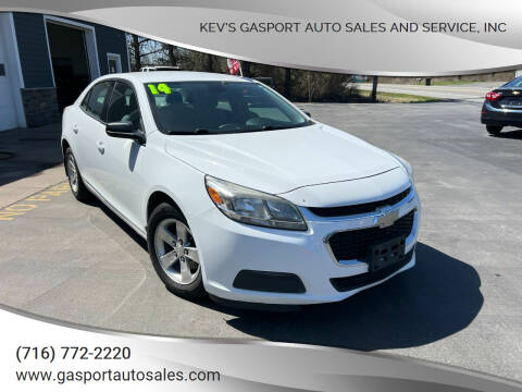 2014 Chevrolet Malibu for sale at KEV'S GASPORT AUTO SALES AND SERVICE, INC in Gasport NY