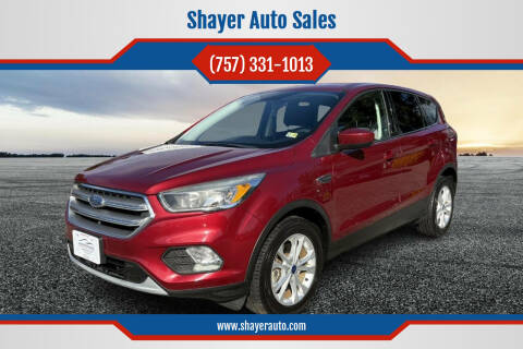 2017 Ford Escape for sale at Shayer Auto Sales in Cape Charles VA