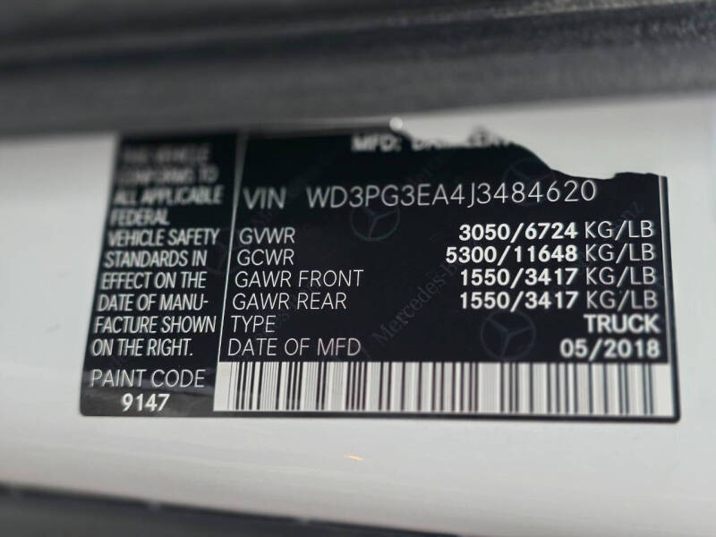 2018 Mercedes-Benz Metris Cargo