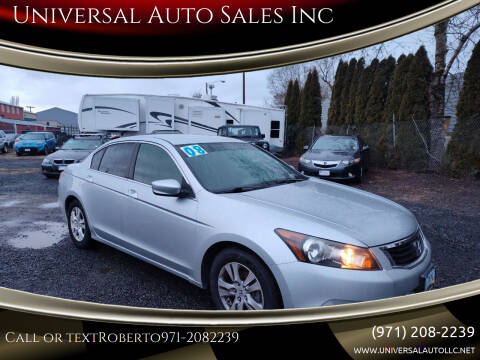 2008 Honda Accord for sale at Universal Auto Sales in Salem OR