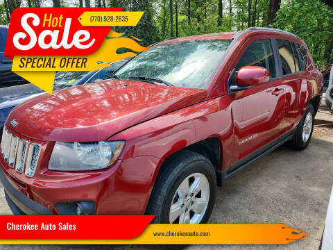 2016 Jeep Compass for sale at Cherokee Auto Sales in Acworth GA