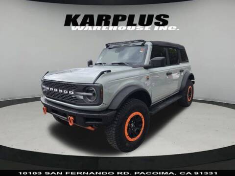 2021 Ford Bronco for sale at Karplus Warehouse in Pacoima CA