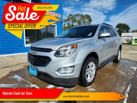 2016 Chevrolet Equinox for sale at Detroit Cash for Cars in Warren MI