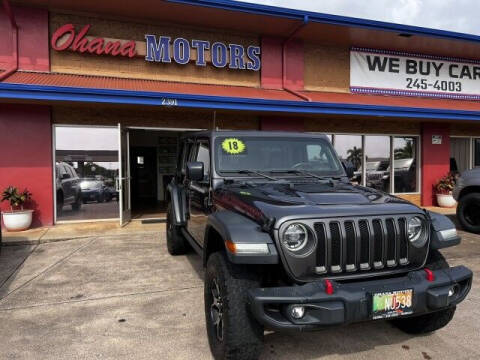 2018 Jeep Wrangler Unlimited for sale at Ohana Motors in Lihue HI
