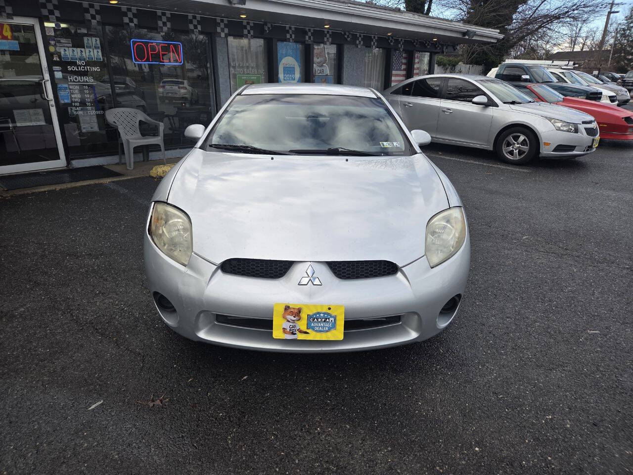 Silver 2008 Mitsubishi Eclipse GS GS 2dr Hatchback 2