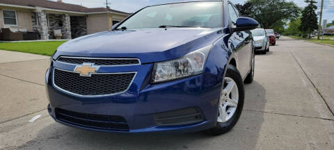 2013 Chevrolet Cruze for sale at QUEST AUTO GROUP LLC in Redford MI