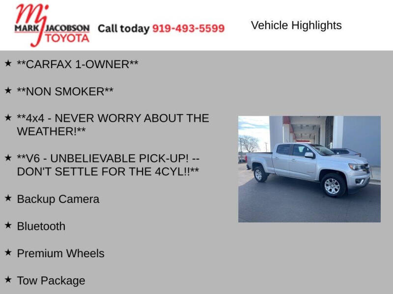 2018 Chevrolet Colorado