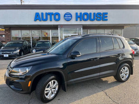 2016 Volkswagen Tiguan for sale at Auto House Motors in Downers Grove IL