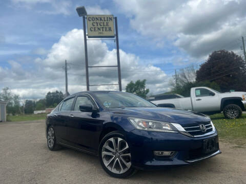 2013 Honda Accord for sale at Conklin Cycle Center in Binghamton NY