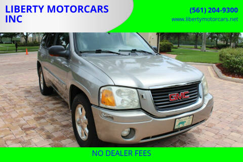 2002 GMC Envoy for sale at LIBERTY MOTORCARS INC in Royal Palm Beach FL