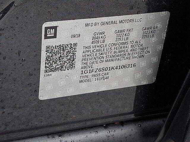 2019 Chevrolet Bolt EV Premier