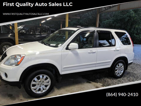 2006 Honda CR-V for sale at First Quality Auto Sales LLC in Iva SC