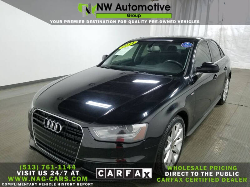 2014 Audi A4 for sale at NW Automotive Group in Cincinnati OH