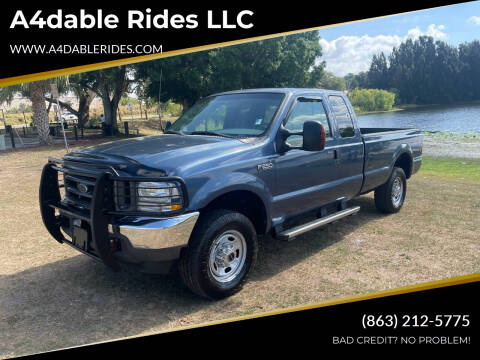 2004 Ford F-250 Super Duty for sale at A4dable Rides LLC in Haines City FL