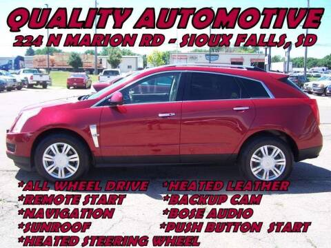 2012 Cadillac SRX for sale at Quality Automotive in Sioux Falls SD