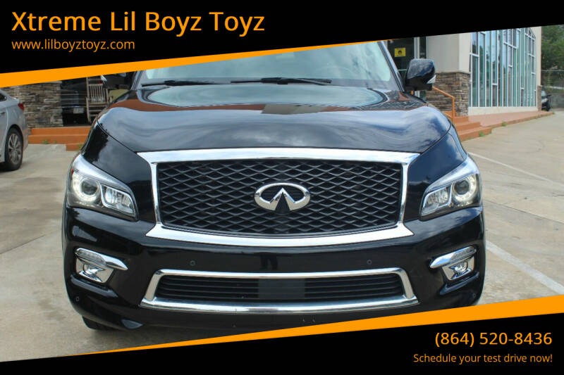 2017 Infiniti QX80 for sale at Xtreme Lil Boyz Toyz in Greenville SC