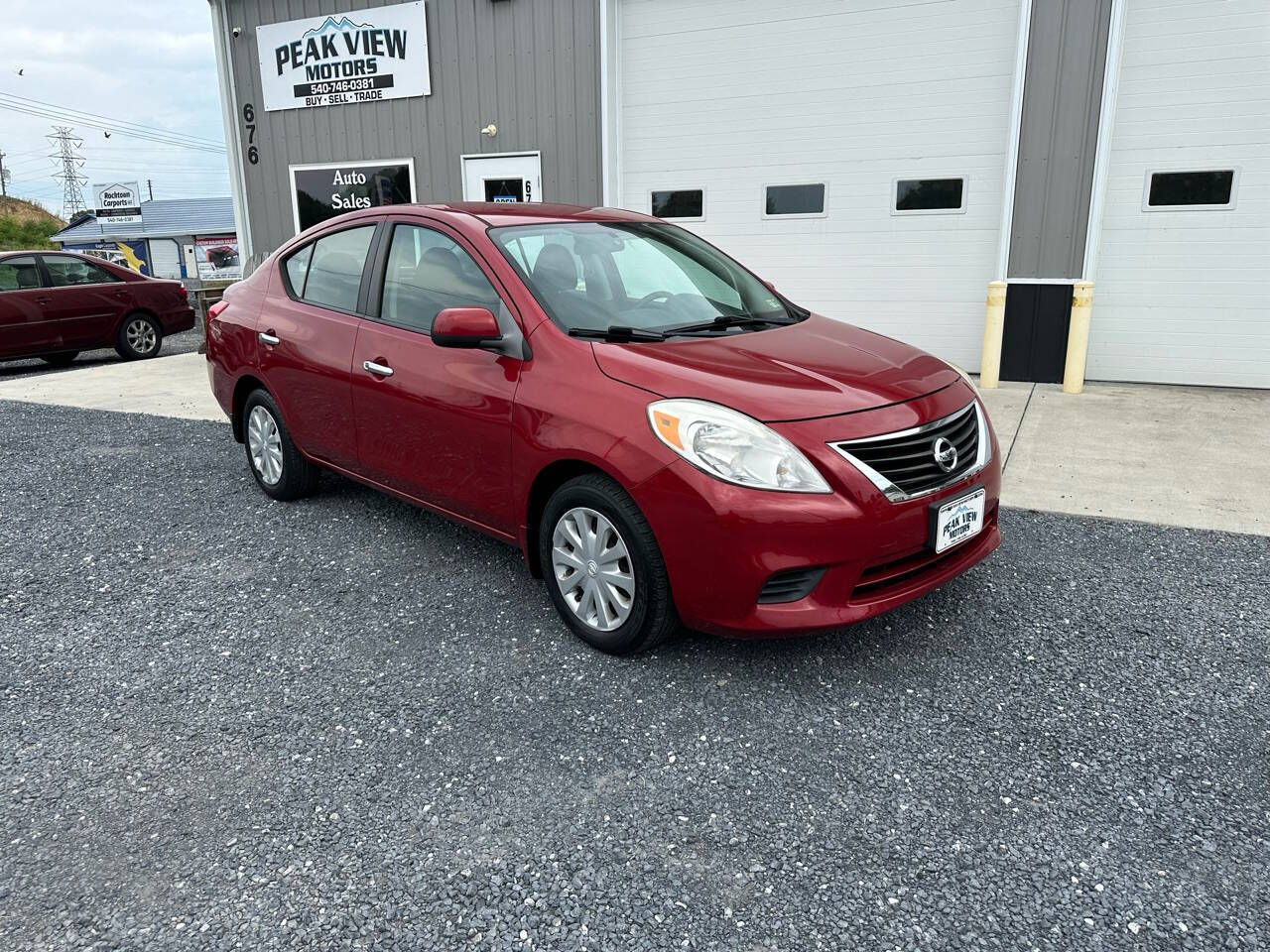 2012 Nissan Versa for sale at PEAK VIEW MOTORS in Mount Crawford, VA