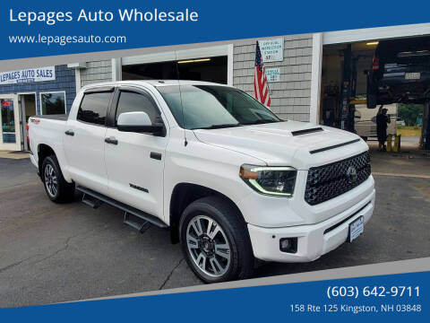 2019 Toyota Tundra for sale at Lepages Auto Wholesale in Kingston NH