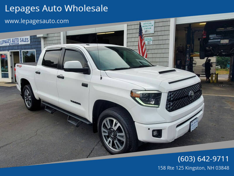 2019 Toyota Tundra for sale at Lepages Auto Wholesale in Kingston NH
