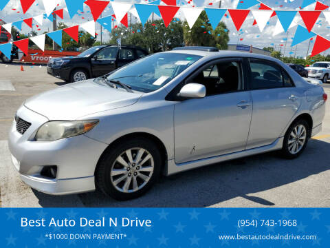 2010 Toyota Corolla for sale at Best Auto Deal N Drive in Hollywood FL