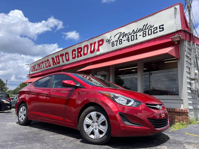 2016 Hyundai Elantra for sale at Unlimited Auto Group of Marietta in Marietta GA