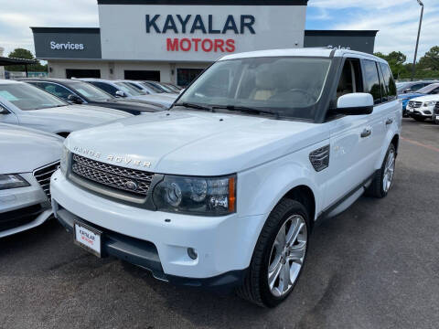 2011 Land Rover Range Rover Sport for sale at KAYALAR MOTORS in Houston TX