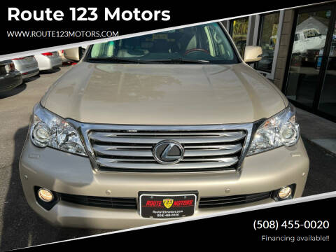 2012 Lexus GX 460 for sale at Route 123 Motors in Norton MA