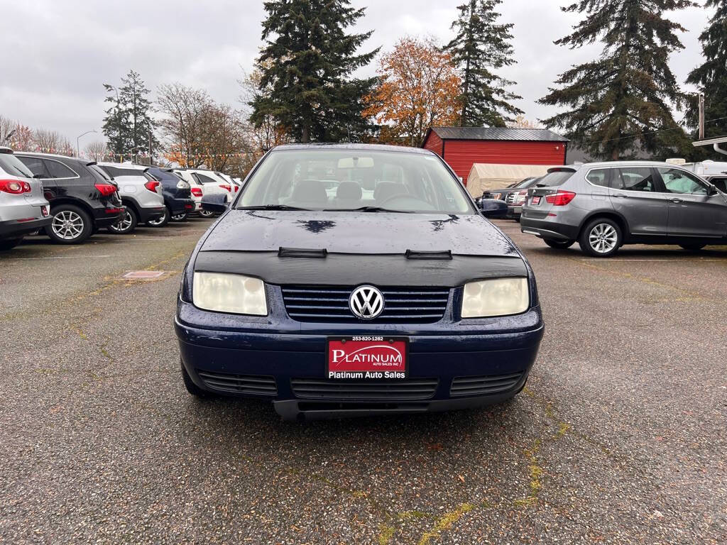 2001 Volkswagen Jetta for sale at PLATINUM AUTO SALES INC in Lacey, WA